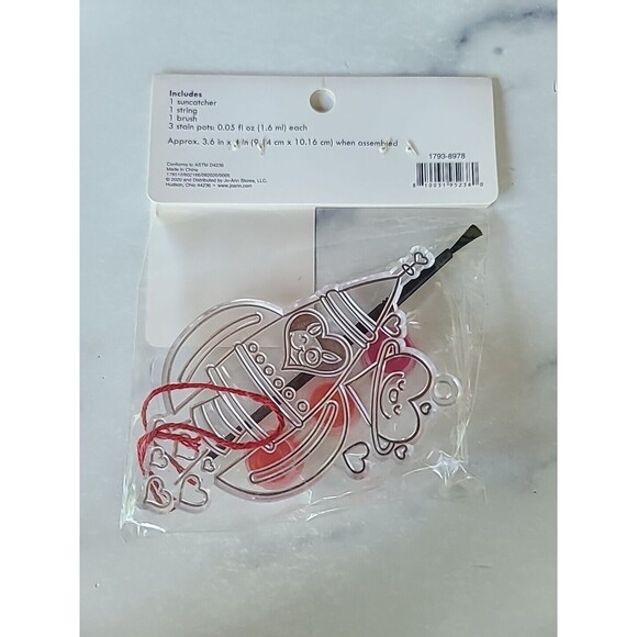 Valentine's Day Suncatcher Kits, NEW, Set Of 3 - Picture 7 of 10